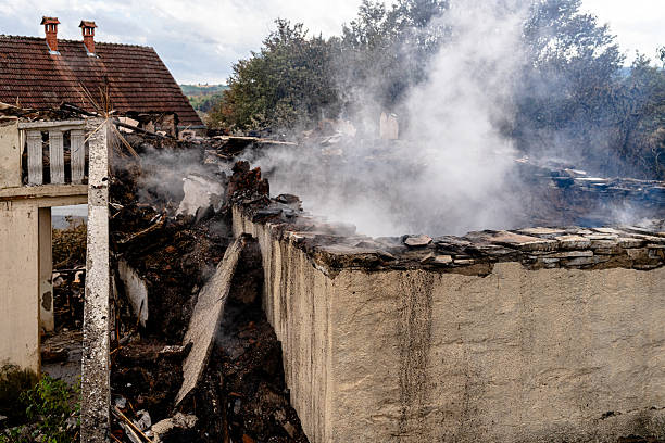 Professional Fire Damage Restoration technician working in Altamonte Springs, FL